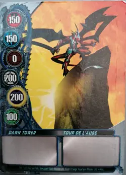 Bakugan Battle Brawlers Gaming Card, Dawn Tower - Image 2