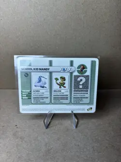 School kid mandy 2003 Pokemon Game Boy Advance GBA Battle E Reader Card RARE - Image 1