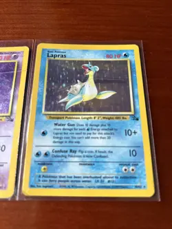 Pokemon TCG WOTC Fossil Set 18 Card Bundle 3 Rare Holo Ditto Dragonite Vintage - Image 3