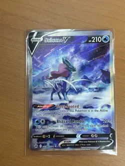 Suicune v Crown Zenith Galarian Gallery Holo Ultra Rare Card GG38 GG70 - Image 1