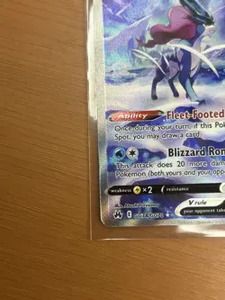 Suicune v Crown Zenith Galarian Gallery Holo Ultra Rare Card GG38 GG70 - Image 5