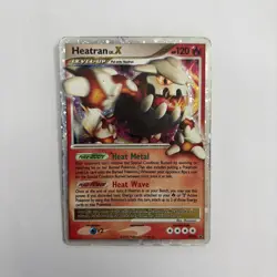 Pokemon Card Heatran LV.X HOLO Promo DP31 Black Star Promo - Image 1