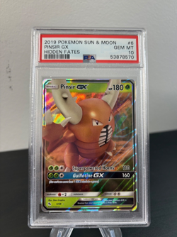 Pokemon 2019 PSA 10 Pinsir GX Hidden Fates Card 6/68 - Image 1