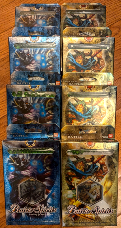Bandai Battle Spirits Sorcerer Blaze & Gladiator BD Trading Card Game (8 decks) - Image 1