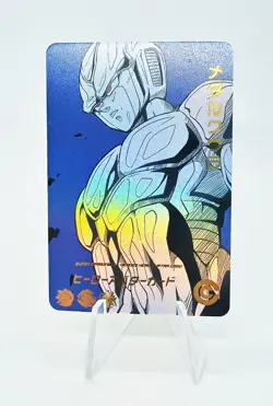 METAL COOLER DRAGON BALL Z HEROES DBZ DBGT CARTE CARD PRISM HOLO FOIL 3D MANGA - Image 1