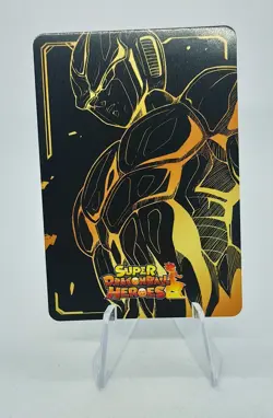 METAL COOLER DRAGON BALL Z HEROES DBZ DBGT CARTE CARD PRISM HOLO FOIL 3D MANGA - Image 2