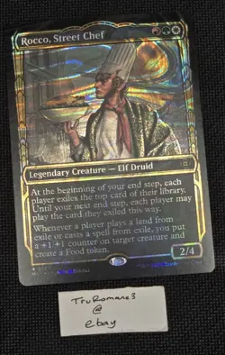 MTG Rocco, Street Chef March of the Machine: The Aftermath 0223 HALO FOIL Rare - Image 1