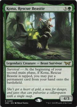 Kona, Rescue Beastie (0299) R Duskmourn: House of Horror 299 LP-NM - Image 1
