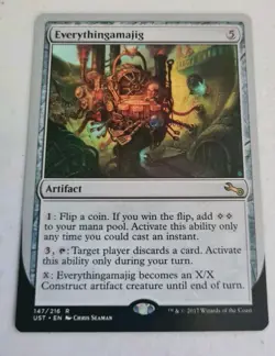 MTG Magic The Gathering Everythingamajig Unstable Mint Condition - Image 1
