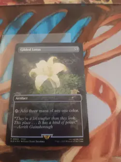 Gilded Lotus - Final Fantasy Secret Lair Drop #909 Rainbow FOIL - Image 1