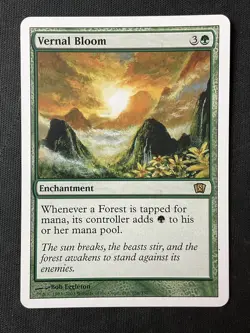 MTG 8th Edition #286 Vernal Bloom LP - Image 1