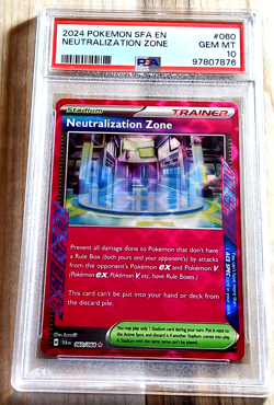 2024 Pokemon Shrouded Fable NEUTRALIZATION ZONE #060 Foil PSA 10 Gem Mint - Image 1