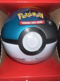 Moon Ball Tin (D26) - Pokemon TCG Pokeball Tin - New & Sealed** no dints. - Image 1