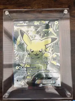 Pokemon Pikachu EX XY124 Full Art Black Star Promo - Jumbo / Oversized - NM - Image 1