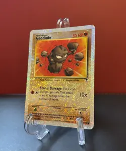 Pokemon TCG Geodude 77/110 Legendary Collection Reverse Holo! HP - Image 2