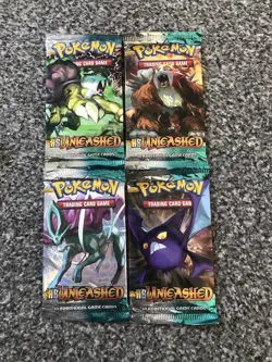 Pokemon TCG, Sealed HS Unleashed Booster Pack Artwork Set, Heart Gold SoulSilver - Image 1