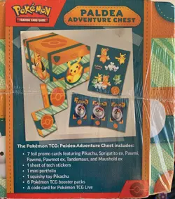 Pokemon TCG: Paldea Adventure Chest - New - Factory Sealed - Image 2