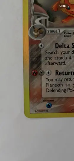 Flareon Reverse Holo Stamped EX Delta Species 5/113 Pokemon TCG - Image 3