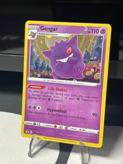 Gengar Pokemon TCG Sword & Shield Promo Black Star Holo SWSH052 - Image 2