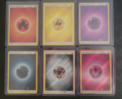 Pokemon TCG 2017 Sun & Moon era Reverse Holo Energy Lot 6 GRASS FAIRY METAL FIRE - Image 1