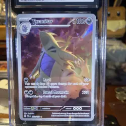 Tyranitar Pokemon (2023) Paldea Evolved- 222/193 (CGC 9) 🔥 - Image 2