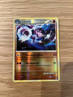 Pokemon - Lucario - Call of Legends 14/95 - Holo Rare 2011 - NM - Image 1