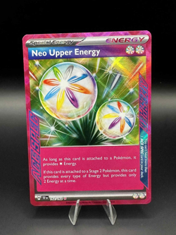 Pokemon TCG Neo Upper Energy 162/162 Temporal Forces ACE Spec Pack Fresh NM+ - Image 1