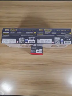 Pokemon TCG Scarlet Violet Surging Sparks ETB and Booster Bundle Factory Sealed - Image 4