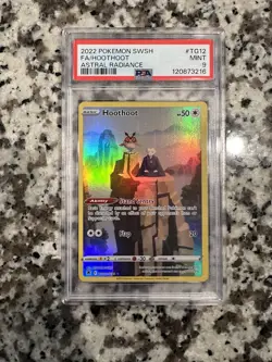 Pokemon TCG Hoothoot TG12/TG30 Holo Rare Astral Radiance PSA 9 - Image 1