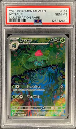 PSA 10 - IVYSAUR - 167/165 - POKEMON 151 MEW-EN IR ENGLISH - Image 1