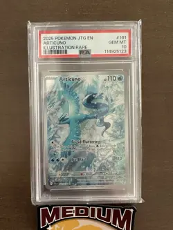 Pokemon TCG Articuno IR 161/159 Journey Together English PSA 10 - Image 2