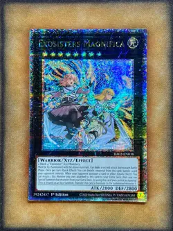 Yugioh Exosisters Magnifica RA02-EN038 Quarter Century Rare 1st Ed NM - Image 1