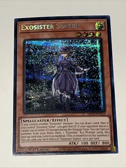 Yugioh Exosister Sophia MP23-EN255 Secret Rare 1st Ed NM - Image 1