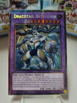 Yu-Gi-Oh Justice Hunters #JUSH-EN006 Dracotail Arthalion Starlight Rare - Image 1