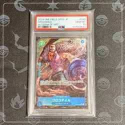 One Piece Crocodile SR Parallel Trading Card PSA10 Gem Mint Grade Collectible - Image 1