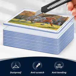 15 Pack Top Loads for Cards 3"x4" Hard Plastic Card Sleeves Baseball Clear - Image 5