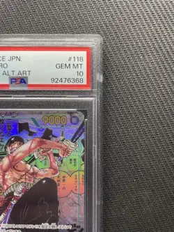 One Piece Zoro Comic Parallel ComiPara PSA10 Trading Card Authentic - Image 3
