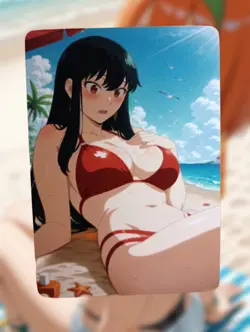 Yor Forger Spy X Family Anime Waifu Sexy Goddess Doujin Hentai Lewd Card - Image 1