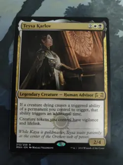 Teysa Karlov Ravnica Allegiance Magic the Gathering Card - Image 1