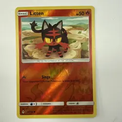Litten 26/214 Unbroken Bonds Reverse Holo Common Pokemon Card - NM/M - Image 1