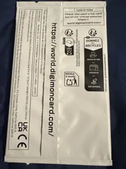 Digimon Exclusive Aegiomon Card P-194 Alt Art From Digimon Time Stranger - Image 3