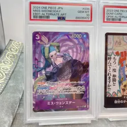 PSA10 Story 3 Sequential Nefertari Vivi Repa Parallel One Piece Card Collectible - Image 2
