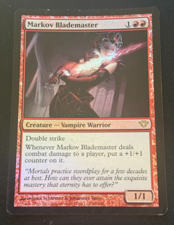 Magic the Gathering - MTG Markov Blademaster 96/158 Dark Ascension LP - Image 1