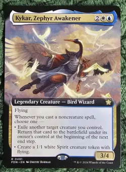 ✨Kykar, Zephyr Awakener✨ MTG | Foundations | Borderless | R 0481 - Image 1