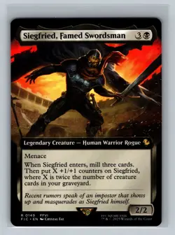 Siegfried Famed Swordsman 0149 Magic the Gathering Final Fantasy MTG Commander - Image 1