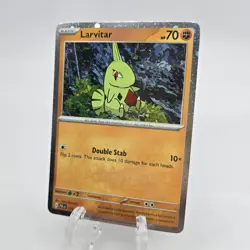Pokemon Paldea Evolved 110/193 Larvitar Cosmos Holo Exclusive - Image 1