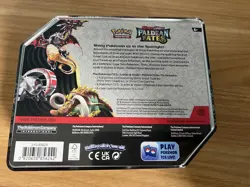Pokemon Paldean Fates Sealed Charizard Tin Large Tin Contains 5 Booster Packs - Image 2