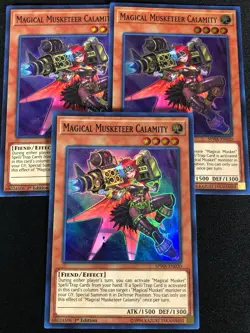 Yugioh Magical Musketeer Calamity SPWA-EN020 1st Super x3 (NM) - Image 1