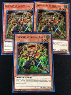 Yugioh Legendary Six Samurai Kageki SPWA-EN043 1st Super x3 (NM) - Image 1