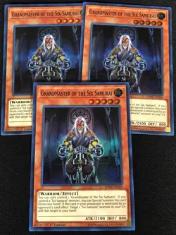 Yugioh Grandmaster of the Six Samurai SPWA-EN009 1st Super x3 (NM) - Image 1